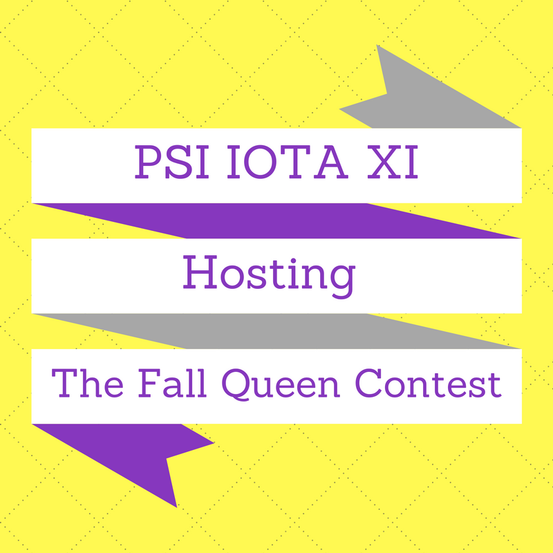 Psi+Iota+Xi+Sponsoring+the+Queen+Contest+at+the+Fall+Festival