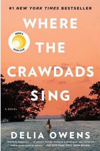 Here is an image of the book Where the Crawdads Sing, which was published by Delia Owens.