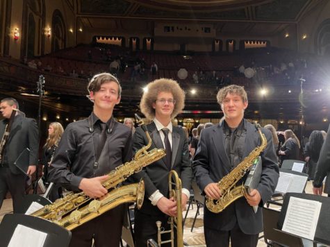 Seniors AJ Lopez, Brody Wilcox, and junior Braeden Campbell represented PHS during the IMEA.
