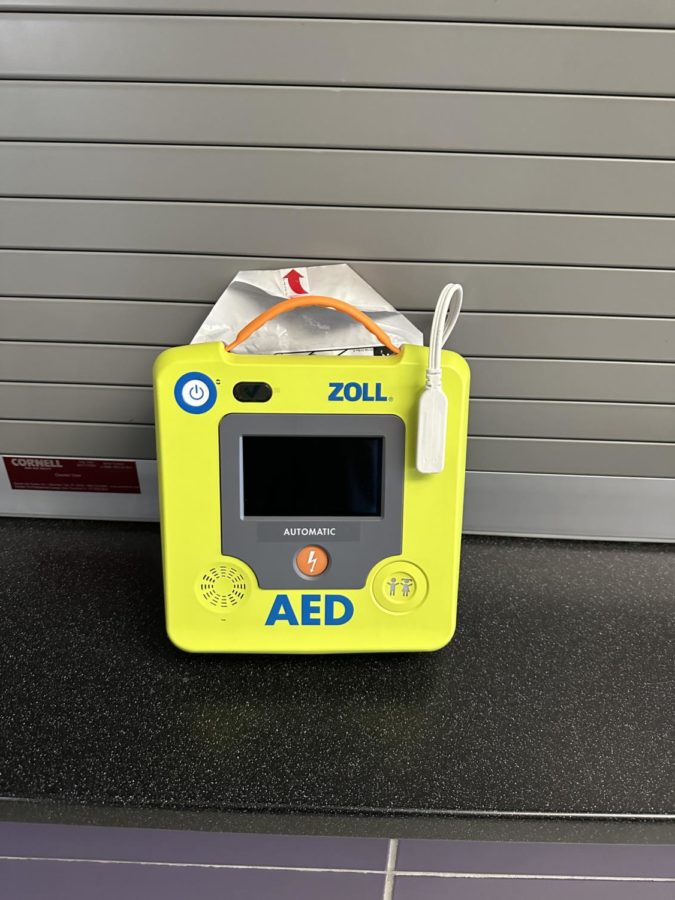 Here is an picture of the new AEDs located throughout PHS.