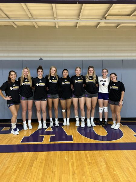 Are nine Senior Volleyball players for this season