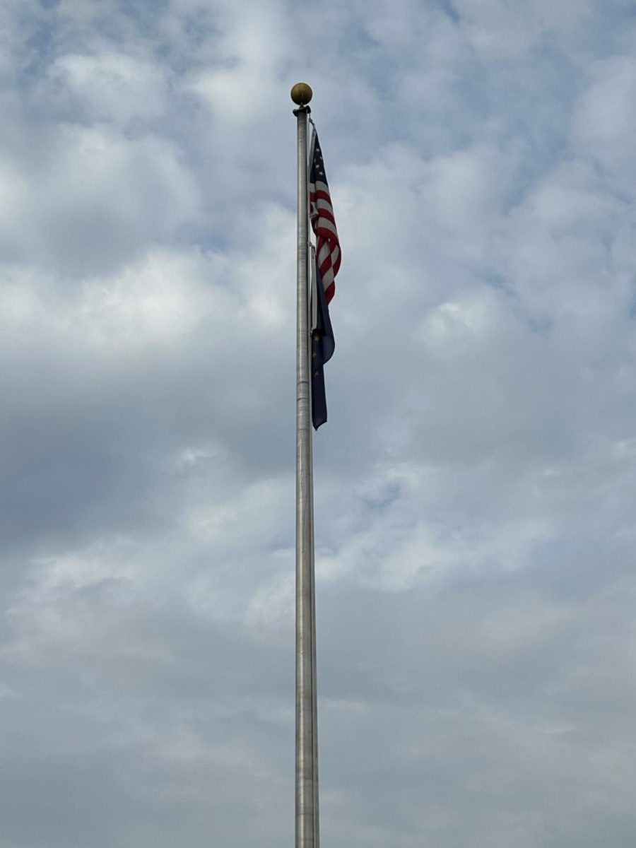 The flag pole at which we will be meeting 