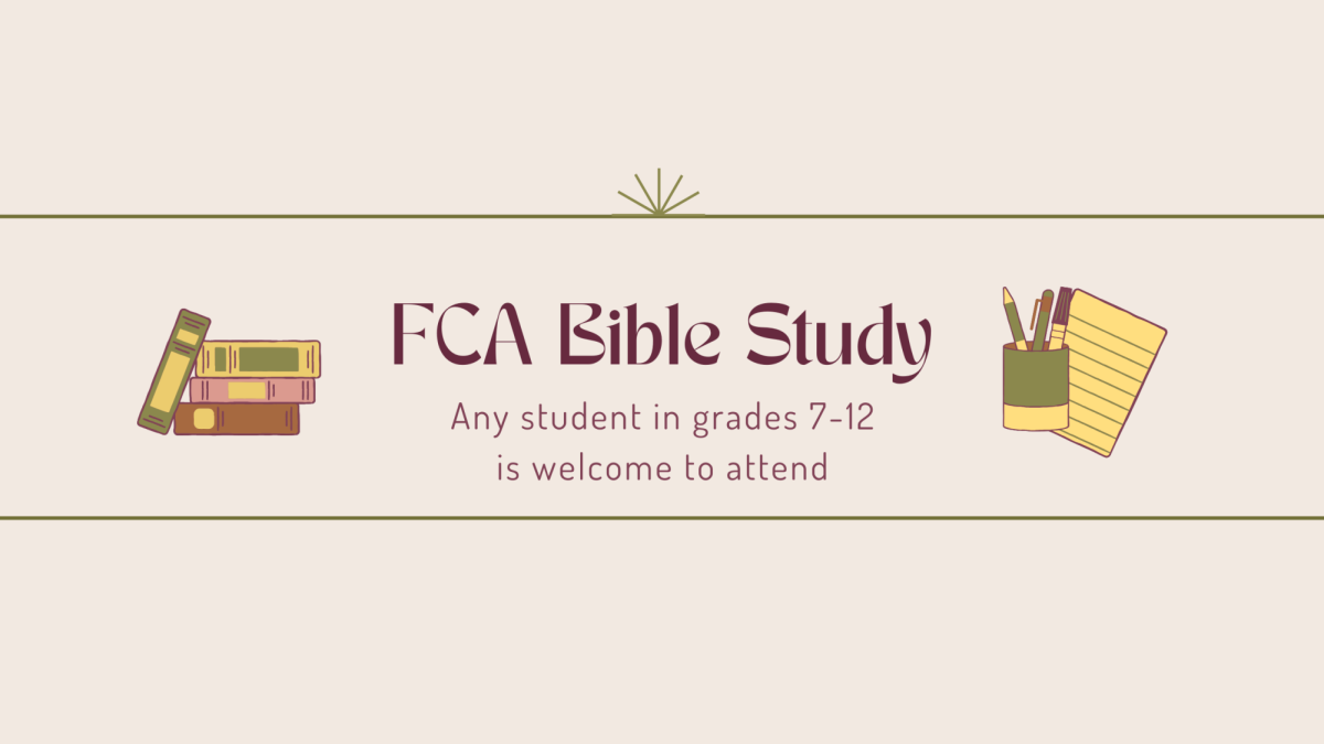 Graphic about FCA Bible Study.