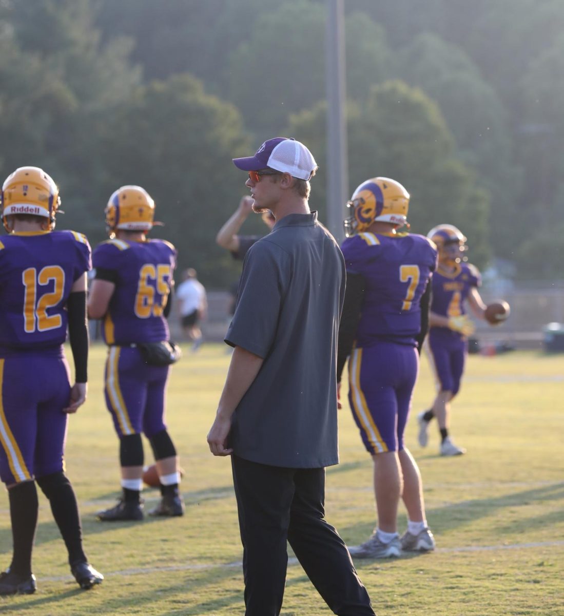 Aron Busick returns to the field as a coach now 