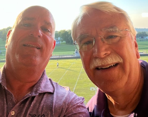 For the past 38 years, Dave Dedrick and Bert Pedigo have been calling football and both boy’s and girls’ basketball games on Mix 95.3 WUME.