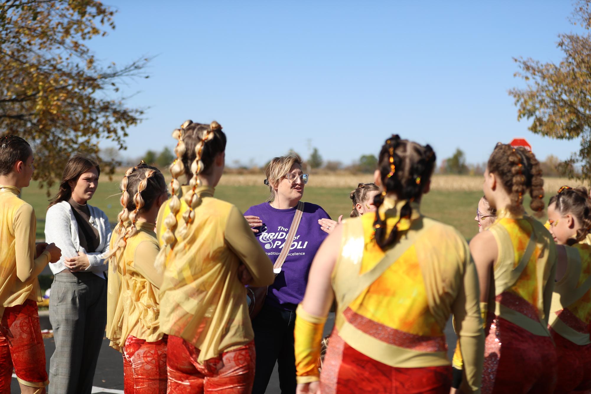 Nichols the new color guard coach