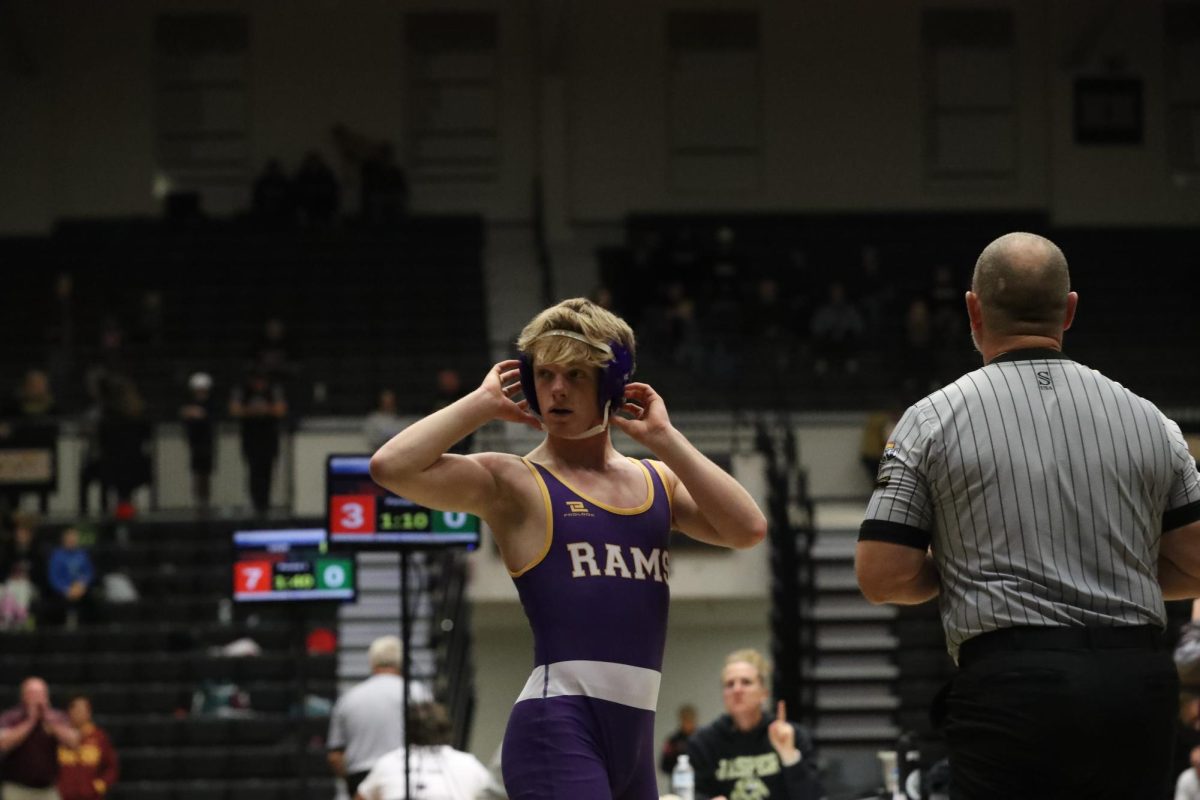 Junior Kolt Bonta after scoring a point against his opponent.