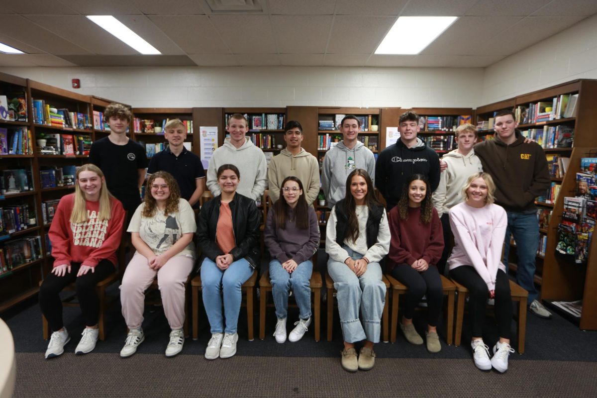 Row 1 Sophomore Allie Kumpf, Senior Lainee Cox, Senior Jericho Hopper, Senior Johona Holland, Senior Jerzie Crane, Senior Brianna Perry and Junior Tori Patton.

Row 2 Sophomore Dakota Apple, Senior Connor Bowman, Senior Jonny Shellenberger, Senior Joshua Zapien, Senior Brian Fullington, Senior Jaxson Reynolds, Junior Kolt Bonta and Freshman Landon Baker.