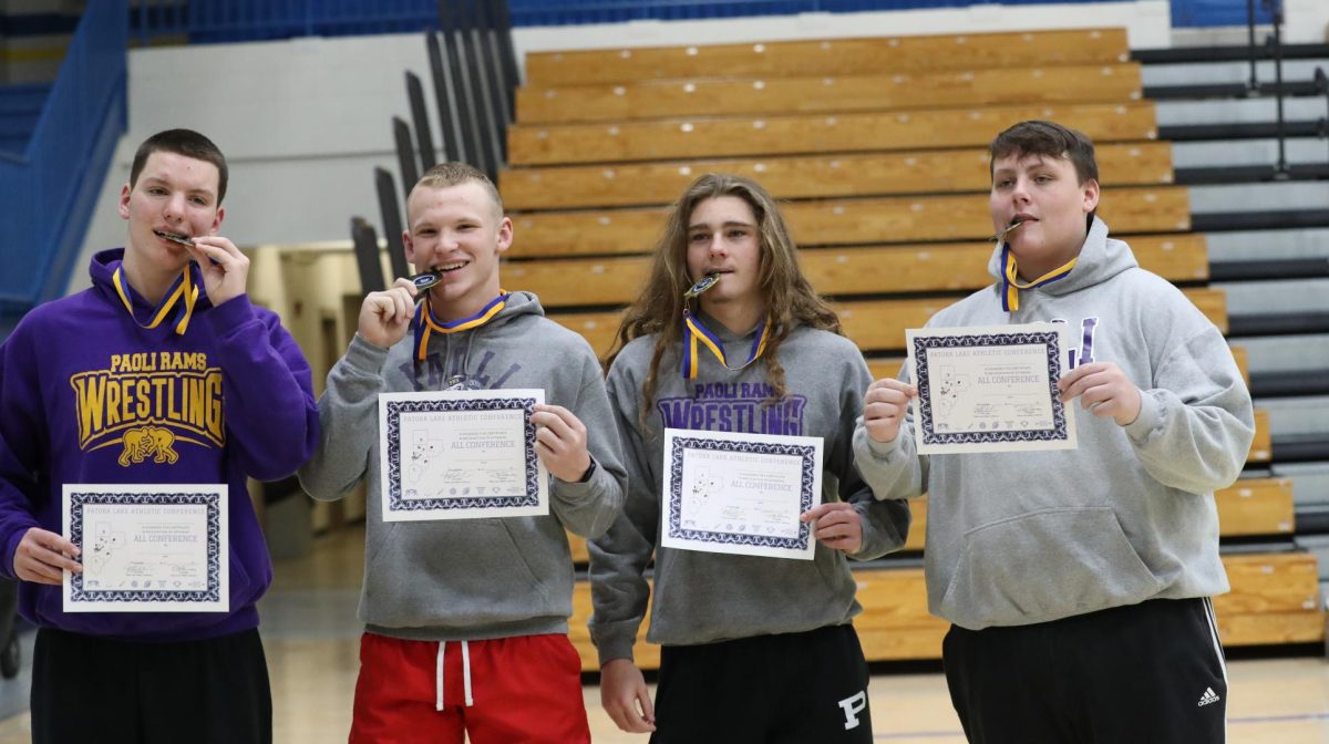 Presenting your PLAC Champs
Freshman Landon Baker-190lbs.
Senior Jonny Shellenburger-157lbs.
Junior Deegan Brashear-150lbs.
Sophomore Colten Morgan-285lbs.