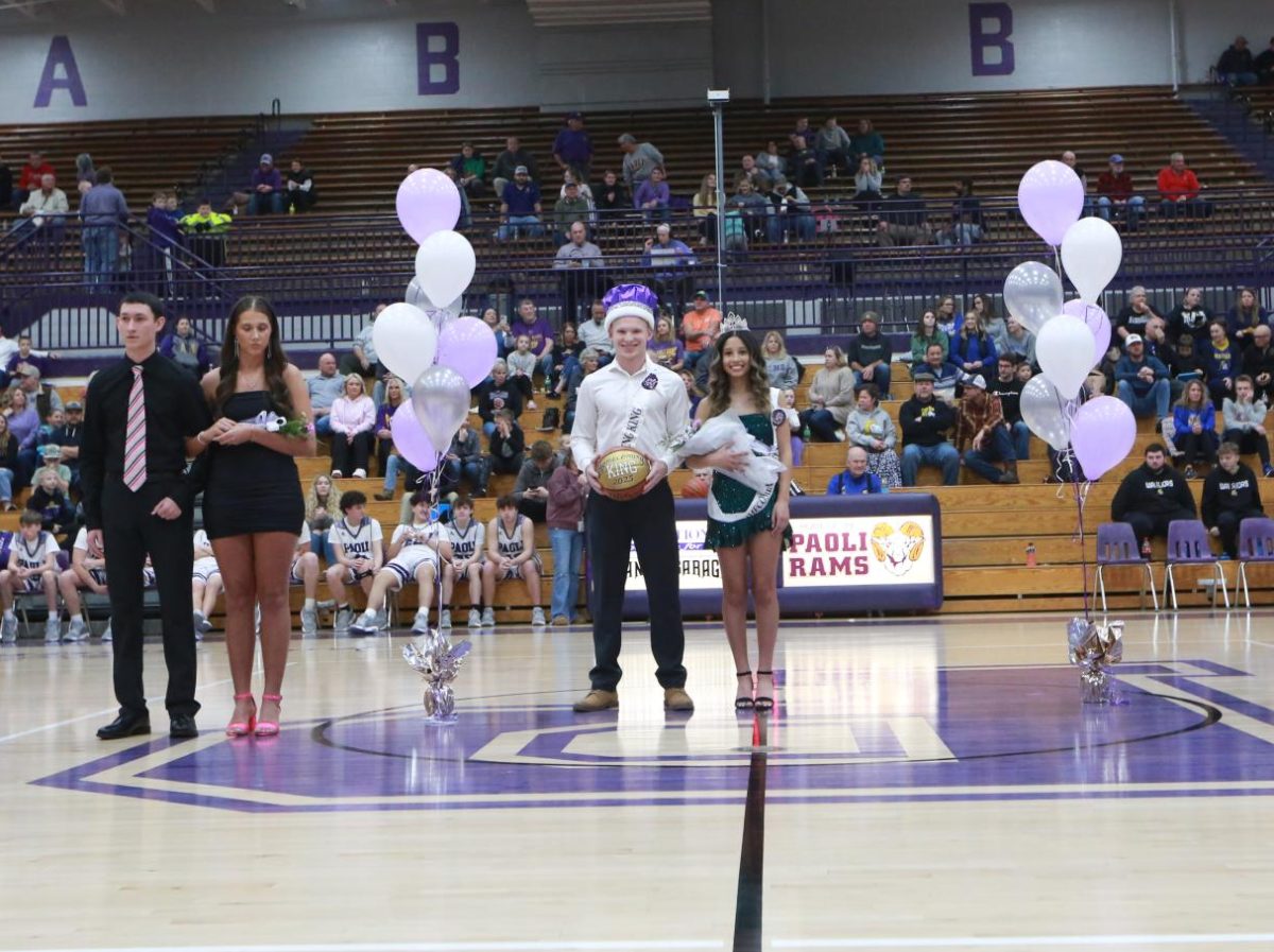 Homecoming Queen Brianna Perry and King Jonny Shellenburger