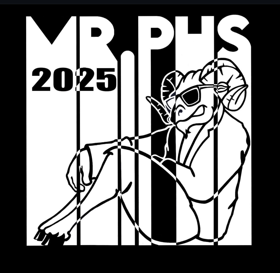 Mr. PHS Logo created by the PHS Art Department. 