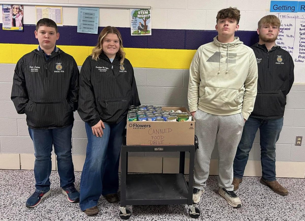 FFA Hosts Food Drive for FFA Week