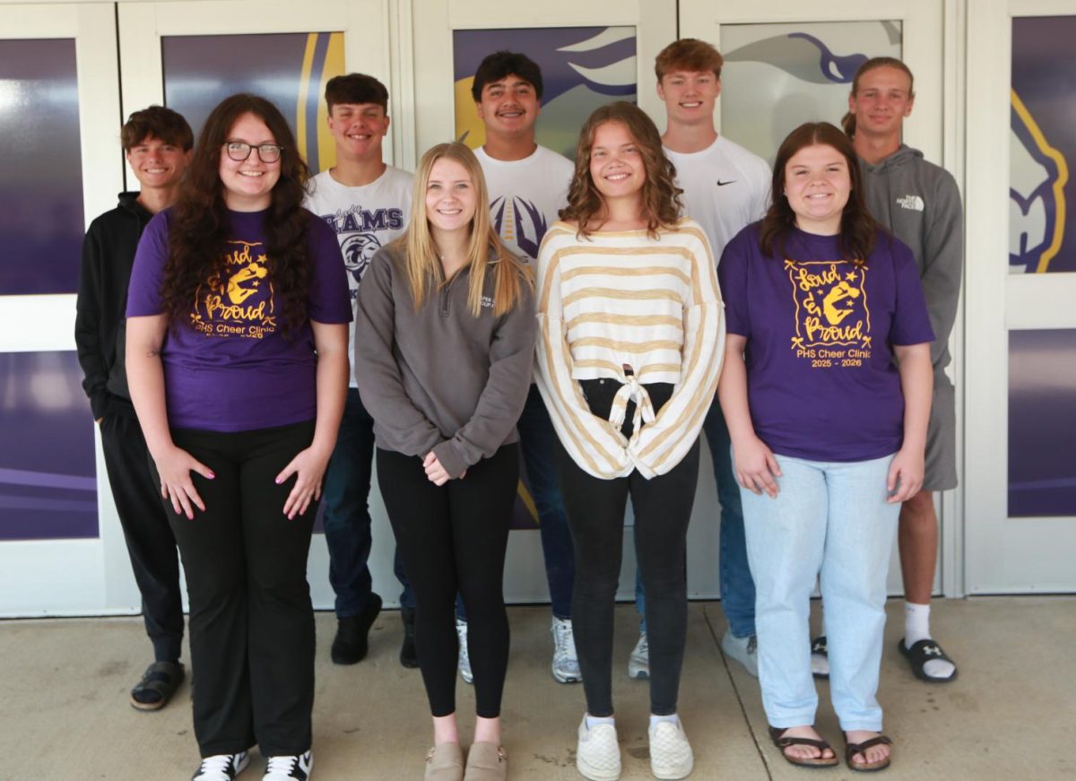 Homecoming Queen and King Candidates
Row 1: Madi Collier, Abby Poe, Cherokee Hopper, Gracielynn McKibbon. Not Pictured Taylor Morgan
Row 2: Dakota Mousty, Tyler Hannon, Dom Garcia, Dane Padgett, Charlie Higgins.