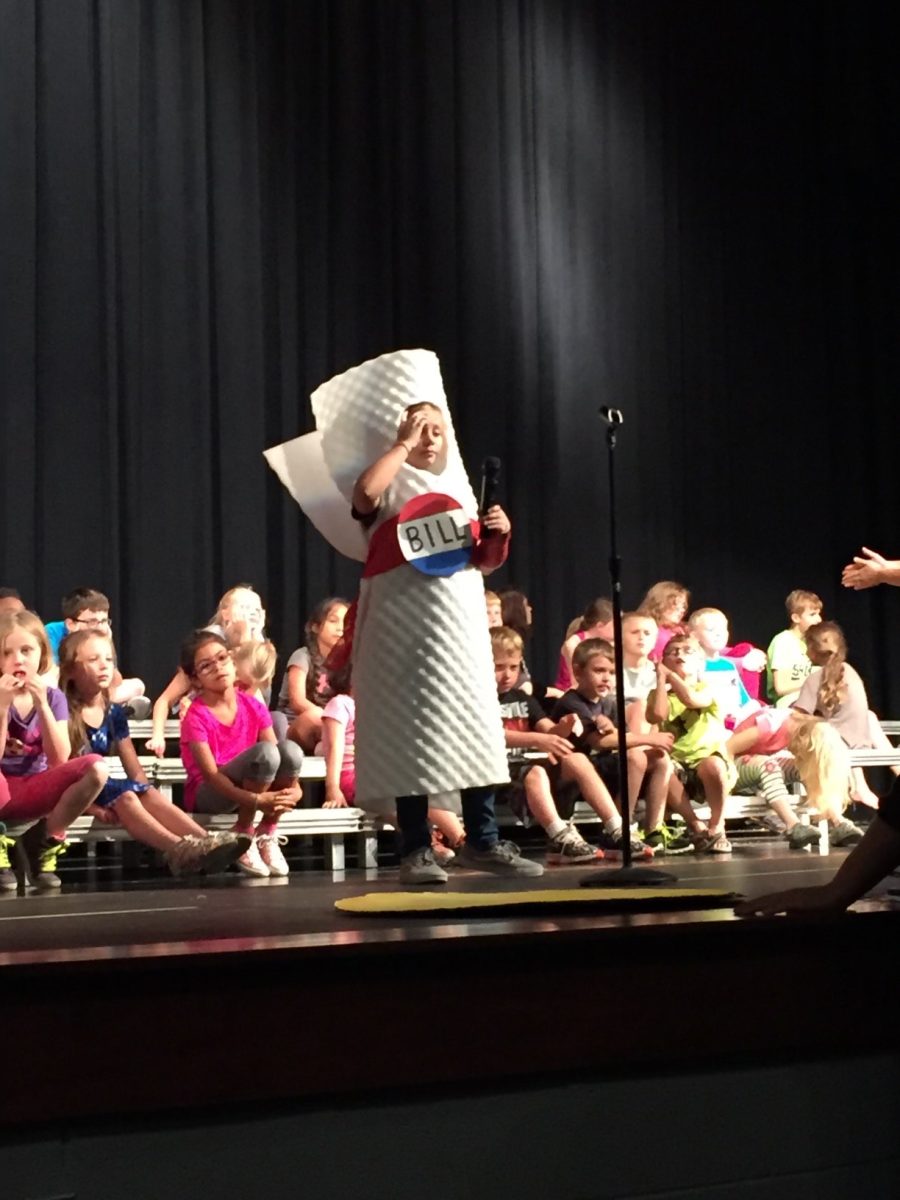 Piper Frank as the Bill in "School House Rock the Musical".