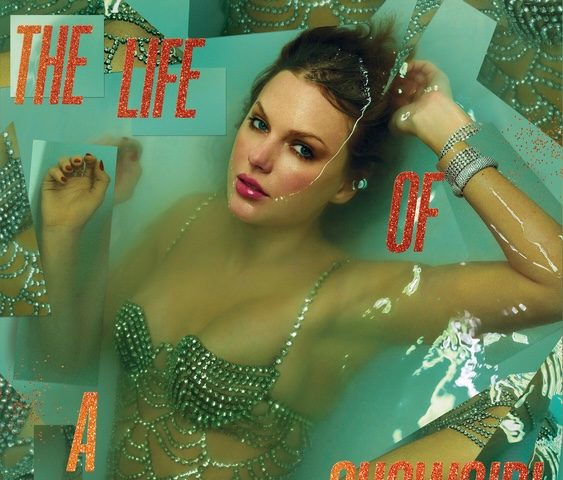 "The Life of a Showgirl" by Taylor Swift's album cover.