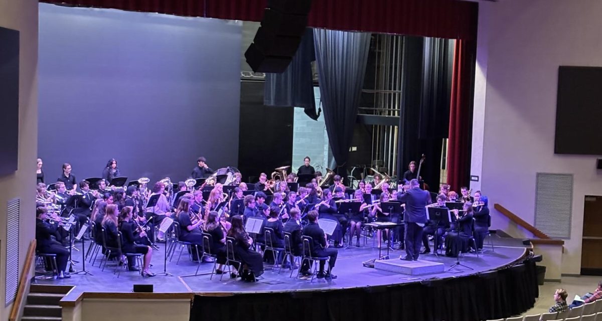 The Honor Band performs at IBA All-District Honor Band.