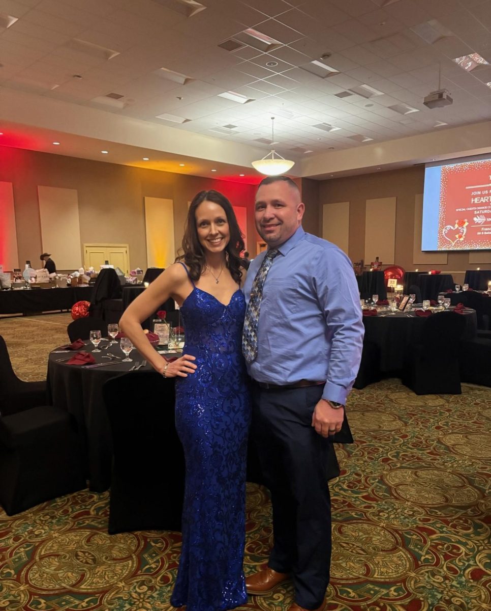 Cook and her husband Zach at the Gala.